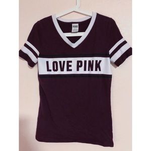 PINK T-Shirt (Burgundy)